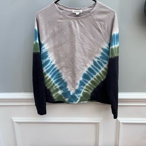 Beach Lunch Lounge Tie Dye Crew Neck Top Size XS